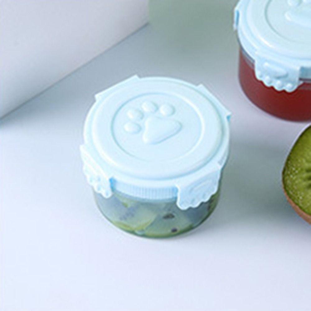 Round/square Sauce Container Plastic Crisper Box Portable Sauce Box  Mayonnaise