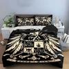 Skeleton with wings motif. Bedding sets Duvet cover sets Duvet covers Pillowcases(1 * Duvet Cover 2 * Pillowcases, without duvet insert)