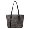 2024 Retro Fashionable Ladies One-Shoulder Tote Bag - Large Capacity with Textured Underarm Design