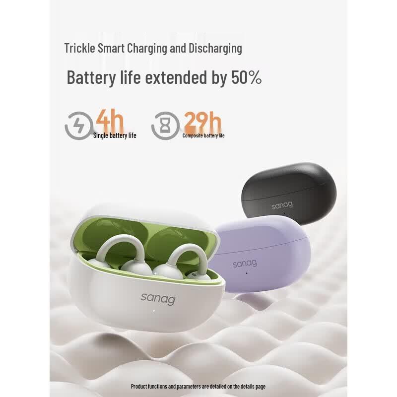 Écouteurs Bluetooth à clip SANAG F20S Pro