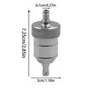 Inline Oil Filter Reusable Motorcycle Oil Filter Engine Parts Powered Engines Aluminum Alloy Replacement Parts Easy to Install