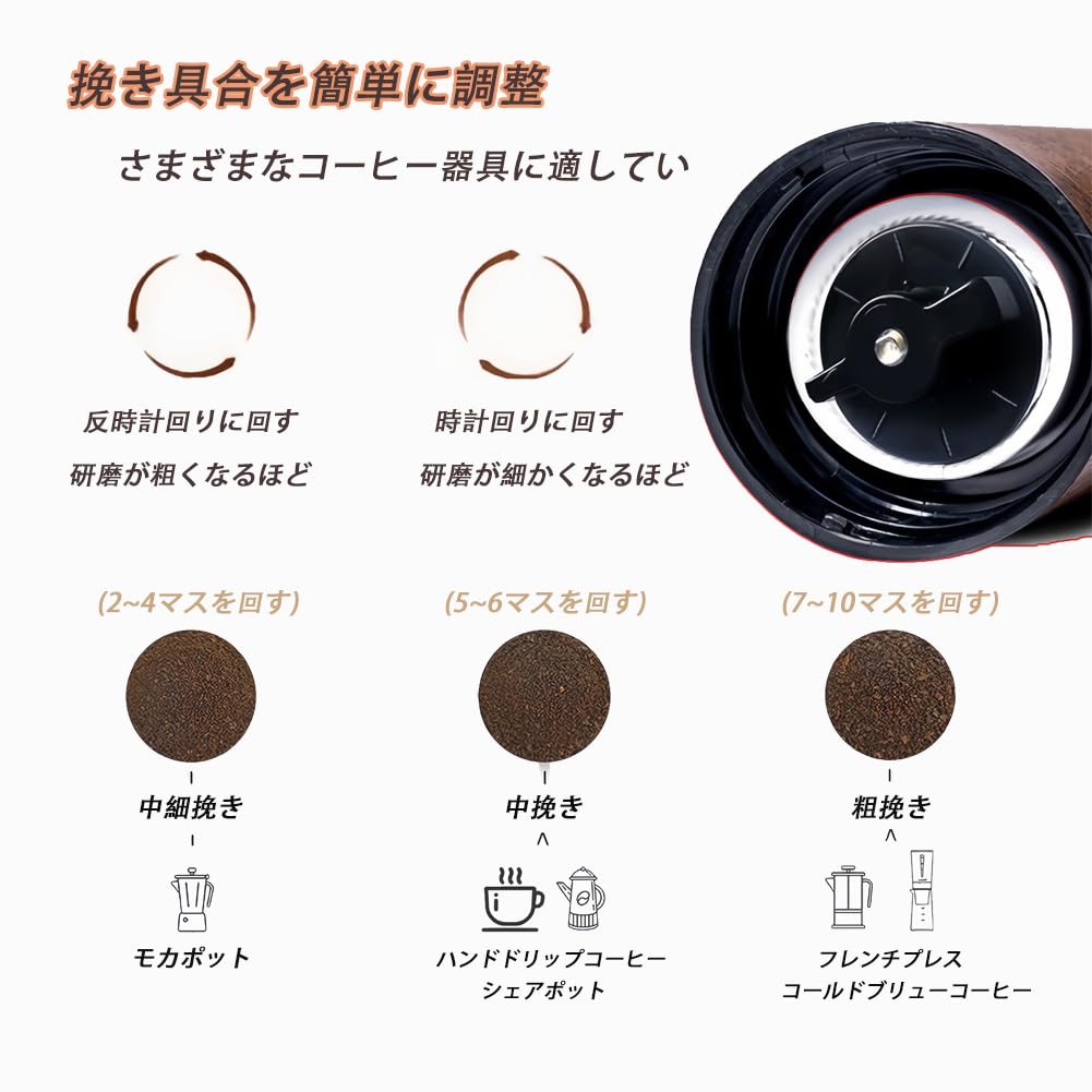 Chookey Manual Coffee Grinder, Grinds Coffee Beans, Perfect for Camping and Outdoors