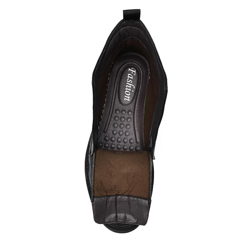 Ręcznie robione retro buty męskie ze skóry bydlęcej wodoodporne botki dla mężczyzn