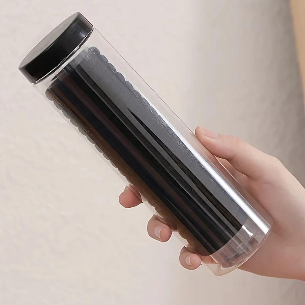 20-Pack Ultra-Soft Plush Hair Ties – High-Elasticity, Minimalist Solid Color Hair Elastics with Towel-Like Texture