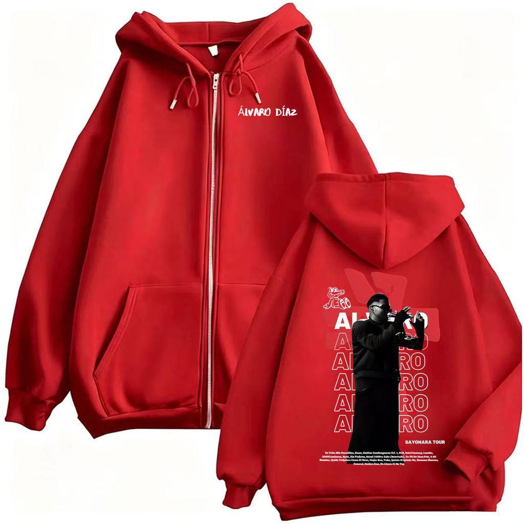 Omakase Alvaro Diaz Sayonara Tour Zipper Hoodies Men Women Harajuku Sweatshirts Jacket Coats Casual Fleece Hoodie