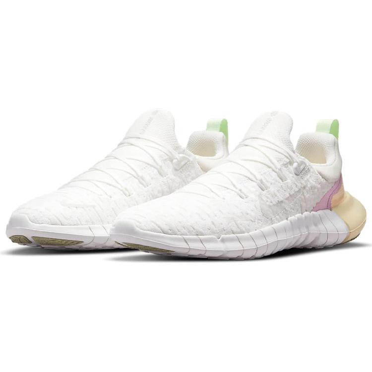 New Nike Free Run 5.0 Summit White Pink 2021 Women's CZ1891-100