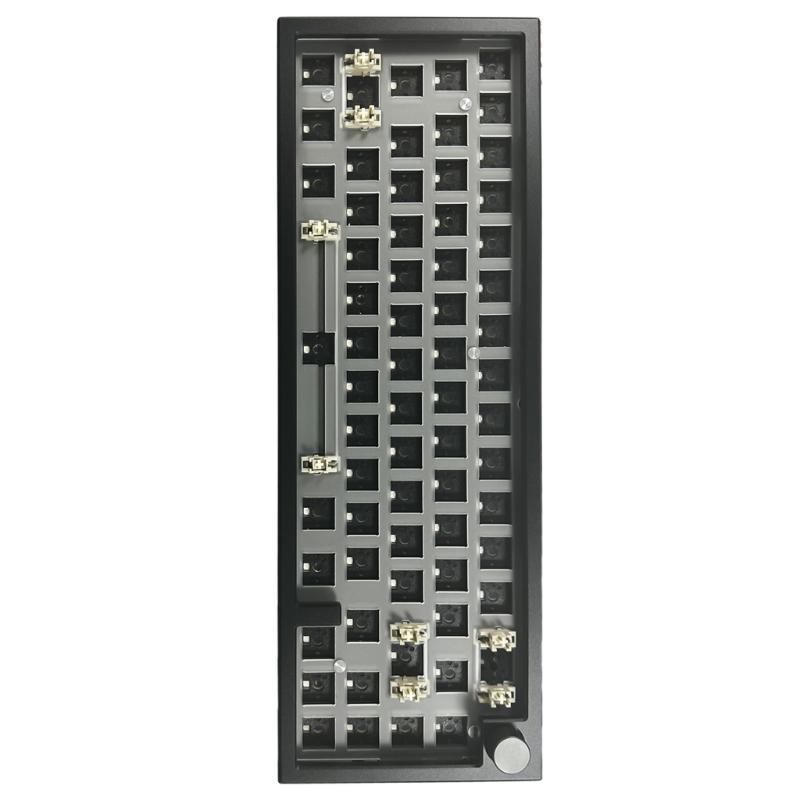 LMK66 Mechanical Keyboard Kit Convenient Switches Replacement 3Modes BT5/2.4Ghz/UsbC Hot swappable Backlights