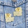 Lucky Nafu Lion Dance Brooch National Tide Auspicious and Festive Animal New Year Lion Dance Badge Clothes and Accessories