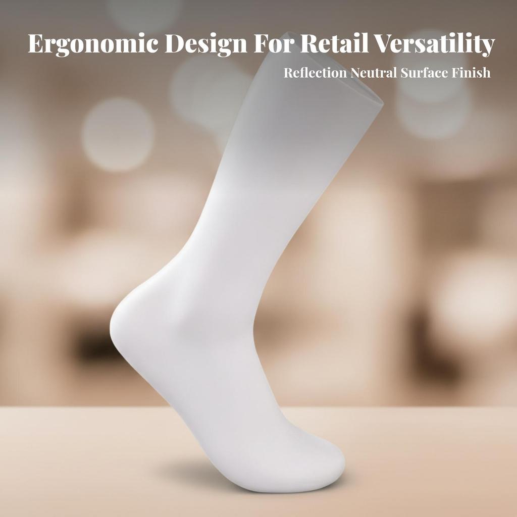 Sock Display Mannequin Sturdy Photography Prop Versatile for Retail Counters