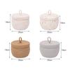 Home Desktop Miscellaneous Storage Basket Multi-purpose Hand Woven Cotton Rope Material Snacks Cosmetics Stationery Storage Box