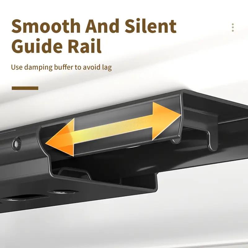 1pc Pull Out Organiser, Under Sink Shelf, Storage Cabinet, Kitchen Spice Rack, Slide Out Snack Organiser, Bathroom Vanity Basket