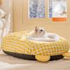 Semi-Enclosed Pet Warm Nest Cartoon Cat Cave Bed Pet Cave Cat Sleeping Bag  Indoor