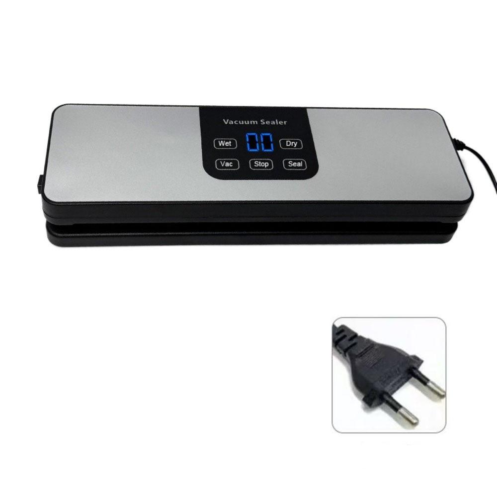 Touch Buttons Electric Vacuum Sealer Digital Display Food Sealer Vacuum Packaging Machine Picnic