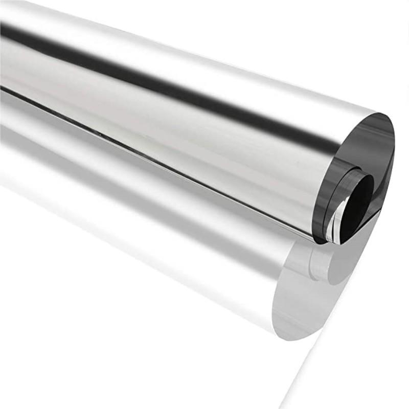 40x100cm One Way Daytime Privacy Film Heat Control Sun Blocking Anti UV Reflective Static Cling Window Tint for Home And Office