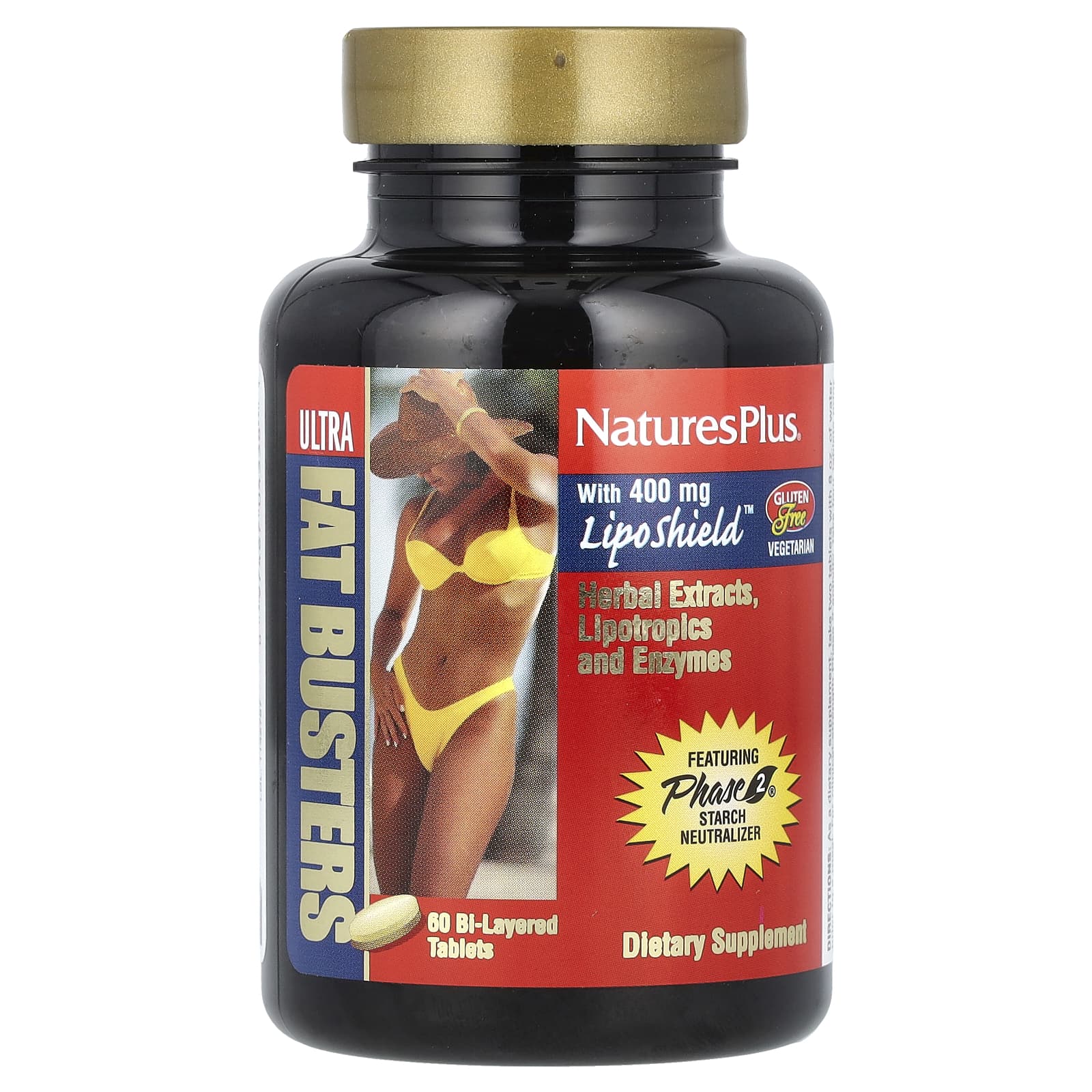 

NaturesPlus, Ultra Fat Busters, 60 двох таблеток