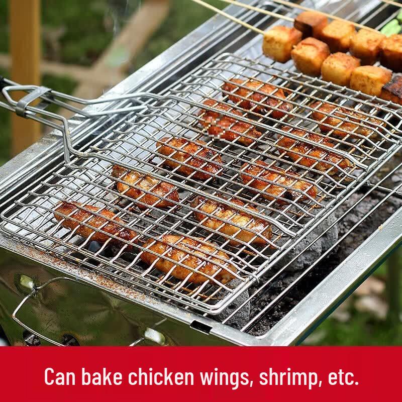 Jindinghui BBQ Grill Basket & Clamp