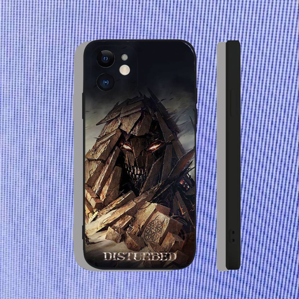 D-Disturbed The Sickness For iPhone 17,16,15,14,13,12,11,Air,X,XR,Pro,Max,Plus TPU Soft Skin-friendly Cover