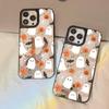 Halloween Ghost Mirror Case for Apple 17 Pro Max/16 Pro/15/14/13