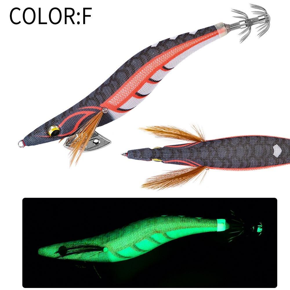 Japan Style Fishing Squid Jig Light Cloth Egi Octopus Bait Lure Shrimp Bait  Saltwater Fishing