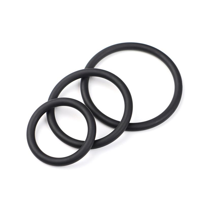 3Pcs Cock Ring Sex Toys For Men Delay Ejaculation Silicone Penis Ring Enlarge Enhance Erection Adult Supplies Remove Foreskin