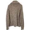 RRL Brown wool x cotton x linen shawl collar cable knit cardigan Jacket XL BrownUsed