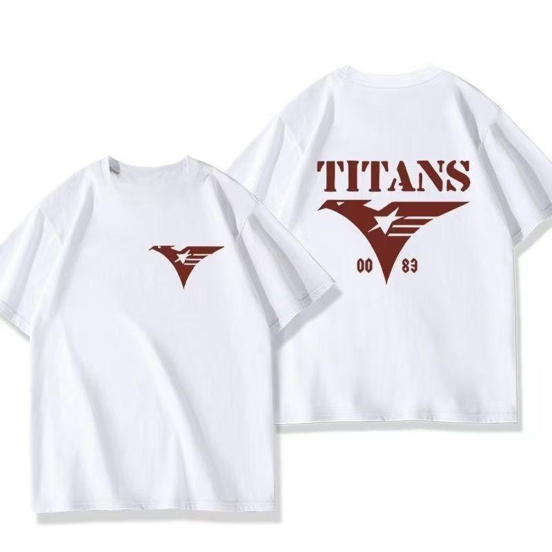 Manxing COSPA Mobile Suit Z Gundam * Titans U.C. 0087 Joint Peripheral Short Sleeve T-Shirt On Clothes Tide