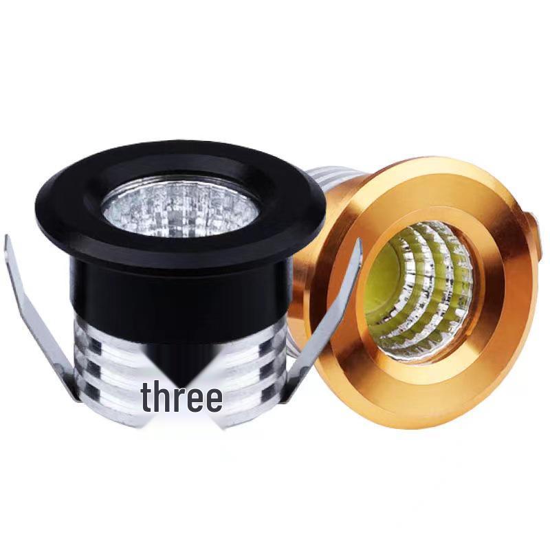 Mini LED Recessed Spotlight for Jewelry/Wine Display, 3cm-4cm Opening, Bullseye/Starry Sky Design