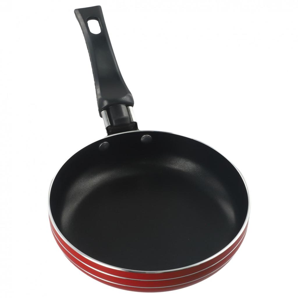Mini Non-Stick Stainless Steel Frying Pan with Ergonomic Handle In Random Color