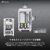 Thermaltake The Tower 100 Snow Edition Mini Tower PC Case with 3 Tempered Glass Panels CS8081 CA-1R3-00S6WN-00