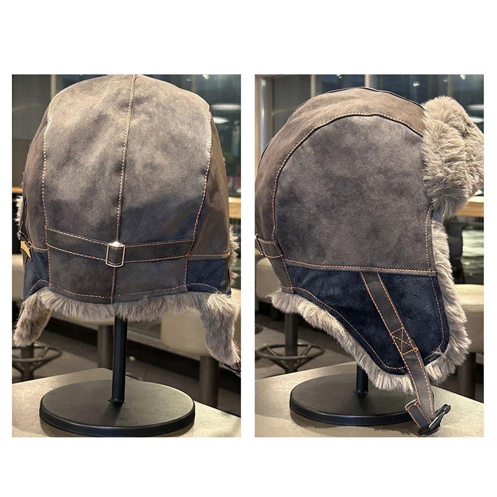Thickened Winter Velvet Hat Soft Ear Protection Hat Fashion Ushanka Hat Winter Travel Casual Wear