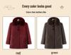 Elderly Women's Stylish Mink Velvet Thickened Winter Coat