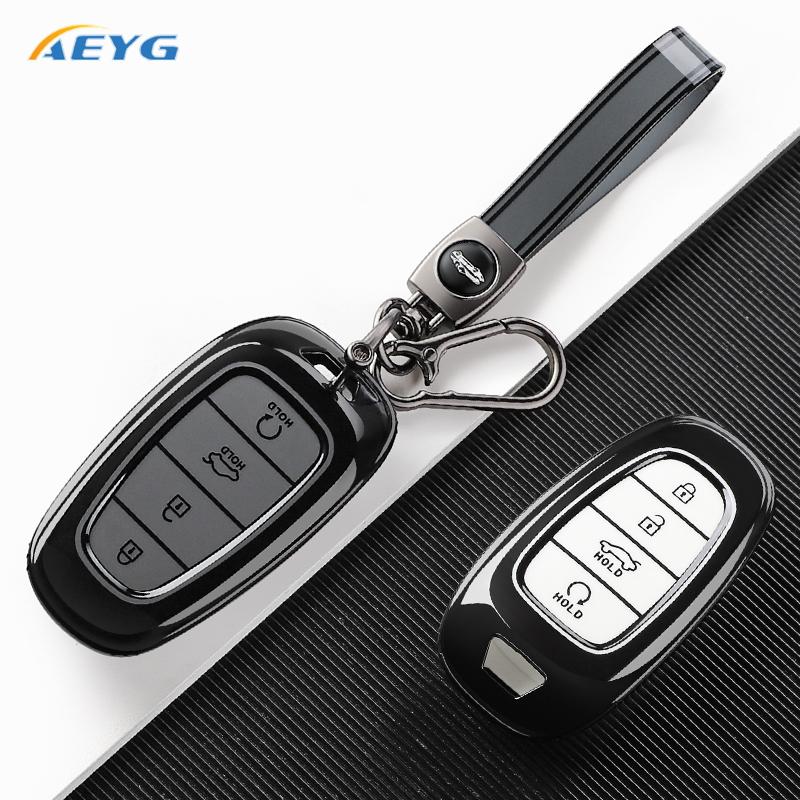 Auto Key Fob Cover Case Fit For Hyundai Sonata Sel Ev 6 8 Ioniq 5 Nexo Tucson Sonata Grandeur Sonata Limited Auto Accessories