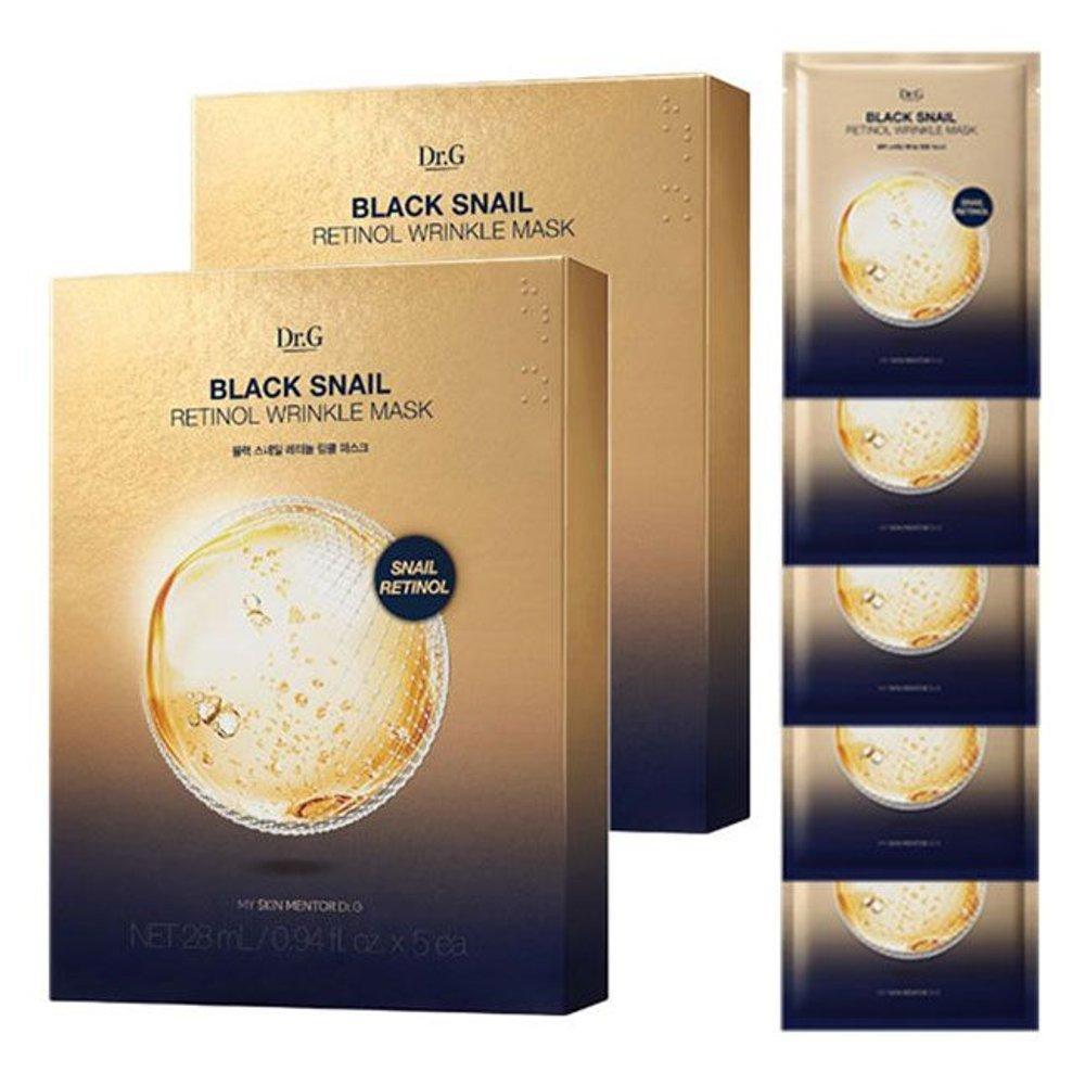[Dr.G] Black Snail Retinol Wrinkle Mask 5P x 2 Set