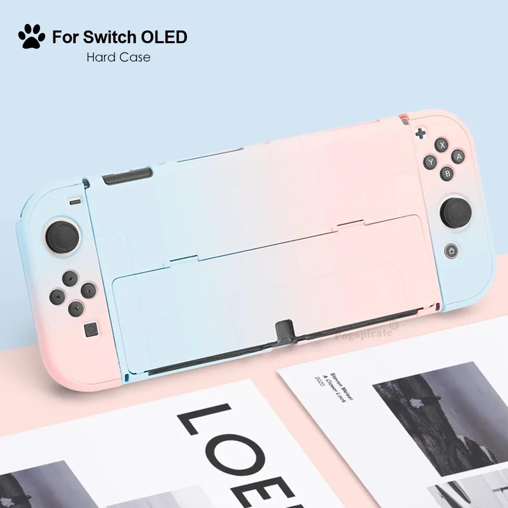 Verlauf Hartschale für Nintend Switch OLED PC Schutzhülle Konsole JoyCons Hülle Schutz für Switch OLED Konsole Dropshipp