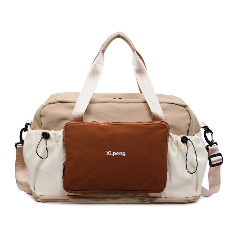 Travel Bag Women's Light Hand-held Travel Luggage Bag Men's Large-capacity Foldable Storage Bag Dry and Wet Separation Fitness Bag