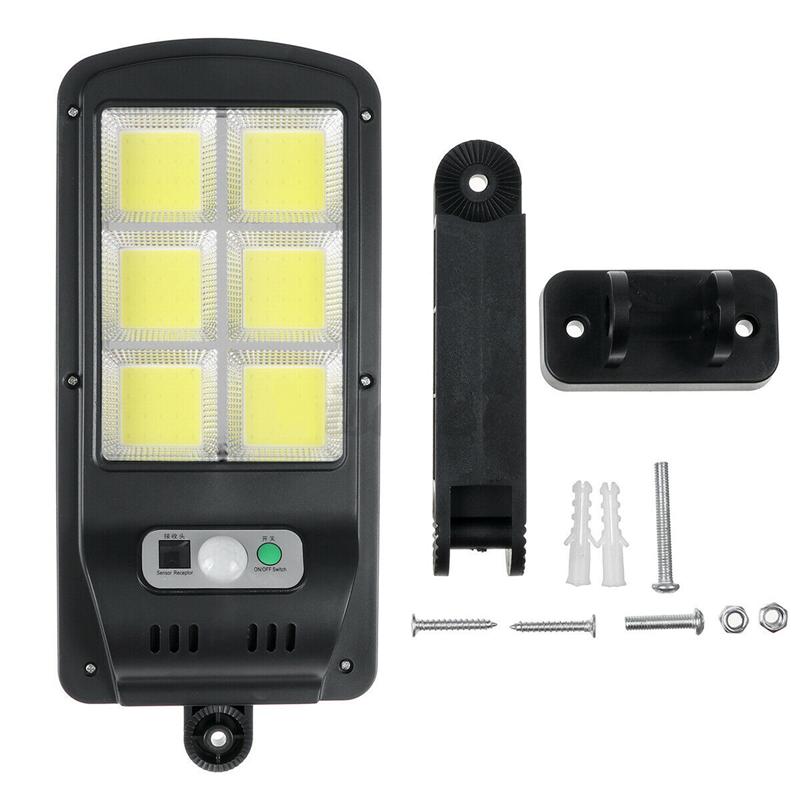 Luz de Calle Solar Lámpara de Pared Exterior Impermeable Sensor de Movimiento PIR Ahorro de Energía Luz Jardín Patio Porche Iluminación de Garaje