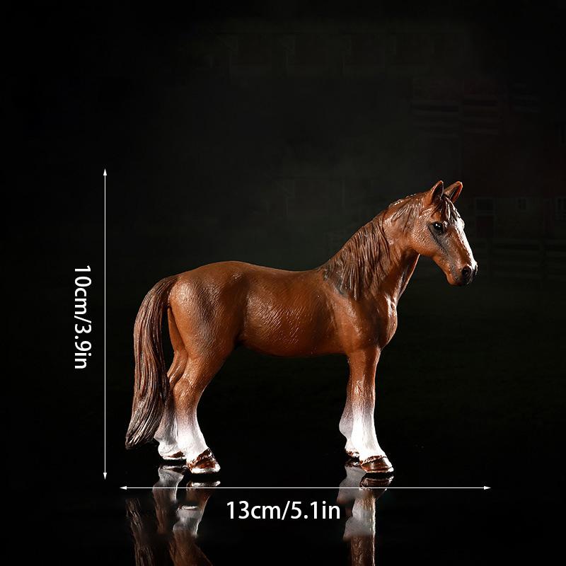 Realistic Animal Model Simulated Poultry Figurines Miniatures Mini Farm Dog Duck Cock Models Ornaments For Children Kids Gifts