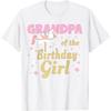 Grandpa Carousel Party 1st Birthday Girl Family Matching T-Shirt