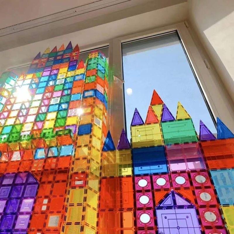 Building Blocks Magnetic Stem Learning Toy 2d 3d Children Toy Gift Creativity