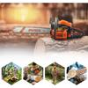Gas Chainsaw   Handheld Cordless Petrol Chain Saws For Forest, Wood, Garden and Farm Cutting Use