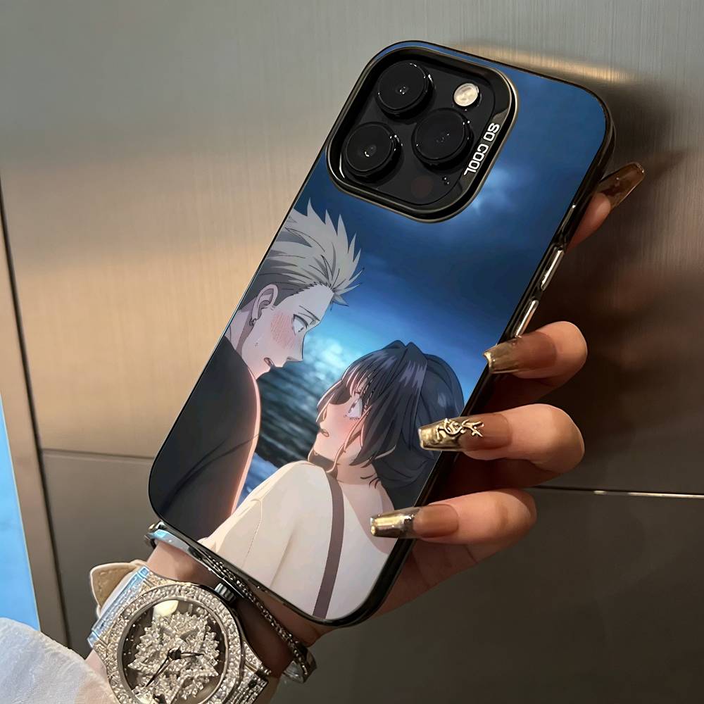 

T-The Fragrant FlowerBlooms with Dignity For iPhone 17 16 15 14 13 12 11 Pro Max XS 17 Air Silicone Colored Silver Bumper Cover iPhone13ProMax