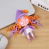Halloween 3D Printed Toys Cute Cartoon Figure Models Home Tabletop Ornaments Decorative Crafts Children's Gifts Movable Humanoid