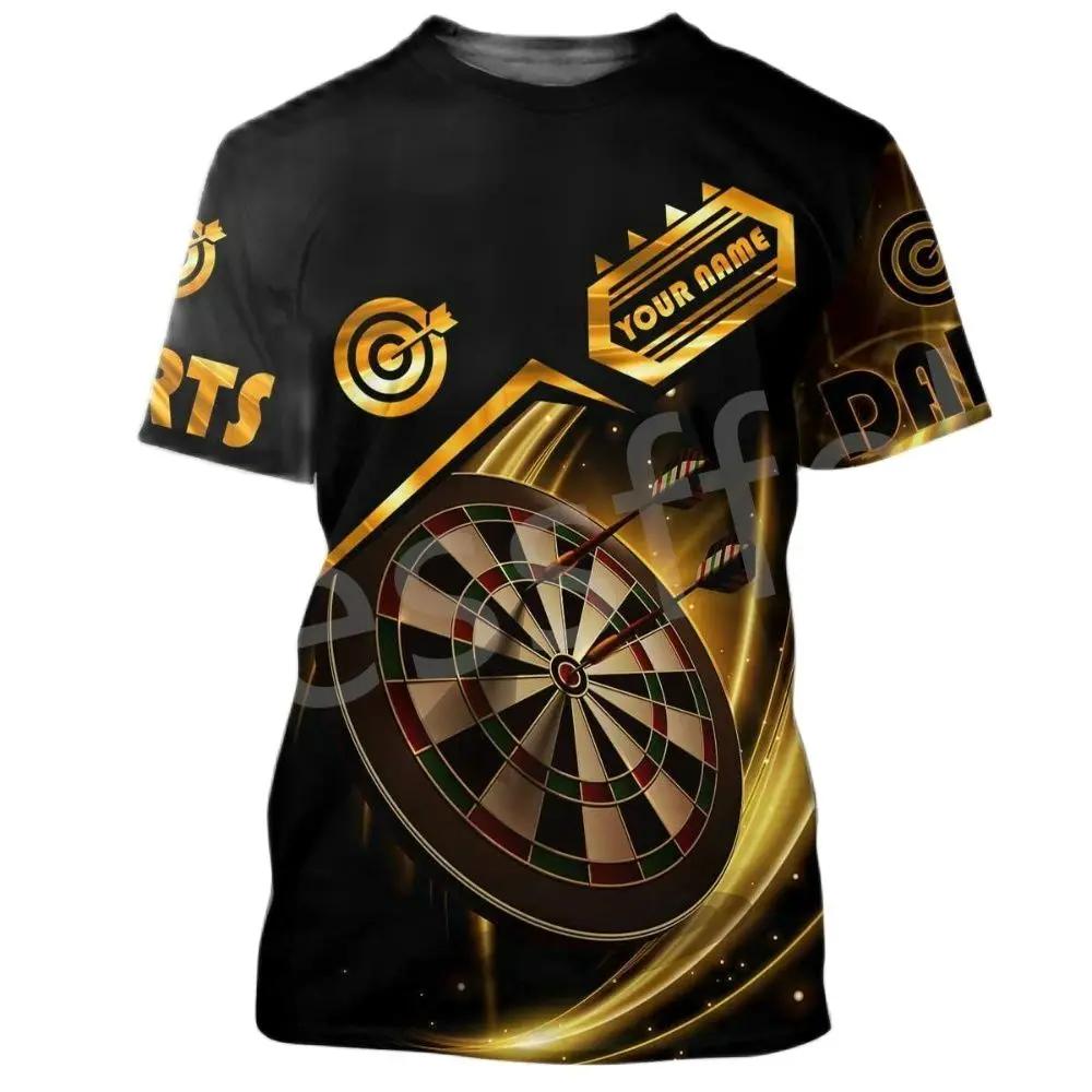 Bar Divertisment Darts Club Distracție Sport în interior Vară Bărbați 3D Harajuku Imprimare Lejer Casual Zilnic Decolteu cu mânecă scurtă Tricou Top