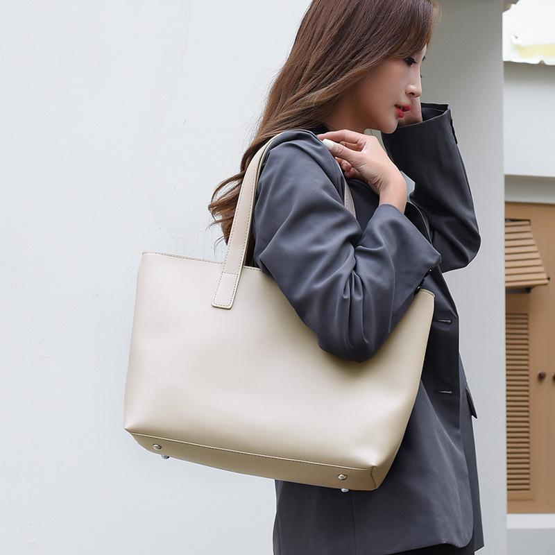 

Новый женский портфель, горизонтальная сумка из ткани Оксфорд, большая вместимость, деловая сумка, сумка-тоут