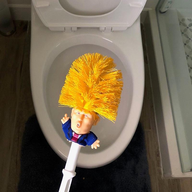 Donald Toilet Trump Brush  Paper Make Toilet Great Again Home Cleanning Tool