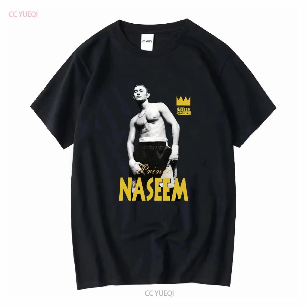 T-shirt da boxe vintage anni '90 Naseem Hamed No mv2627 vintage Lavata Alla moda uomo Casual Leggermente Unisex grafica Traspirante