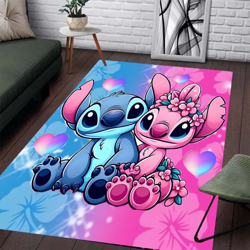 

Stitch Island Pattern Rugs - Slip-resistant Kitchen, Outdoor Rugs, Home and Bedroom Decor Items, Birthday Gifts 60x90cm