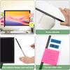 Office Desk Accessories 2pcs Computer Monitor Memo Board Message Board Transparent Acrylic Side Panel Sticky Note Board Left and Right Computer Note