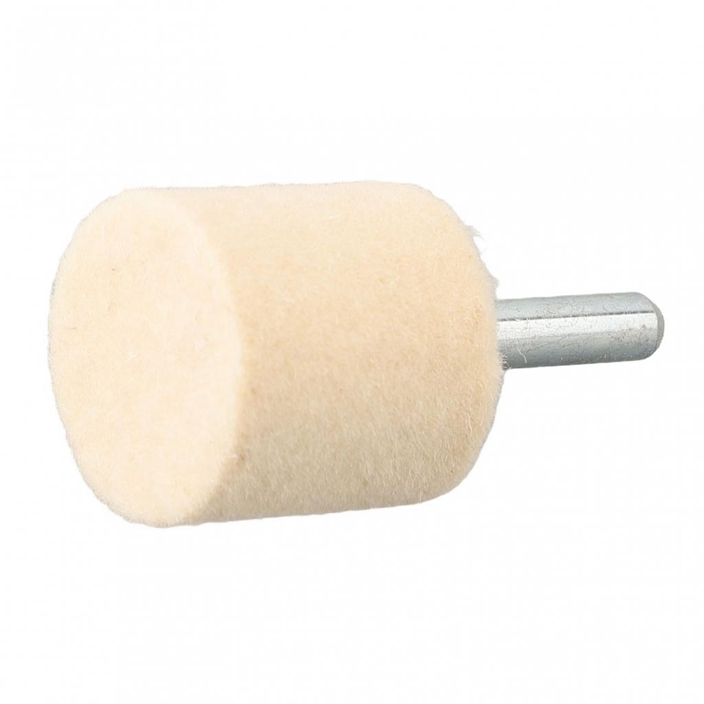 Multi Size Wool Felt Buffing Wheel with 6mm Shank for Diverse Applications