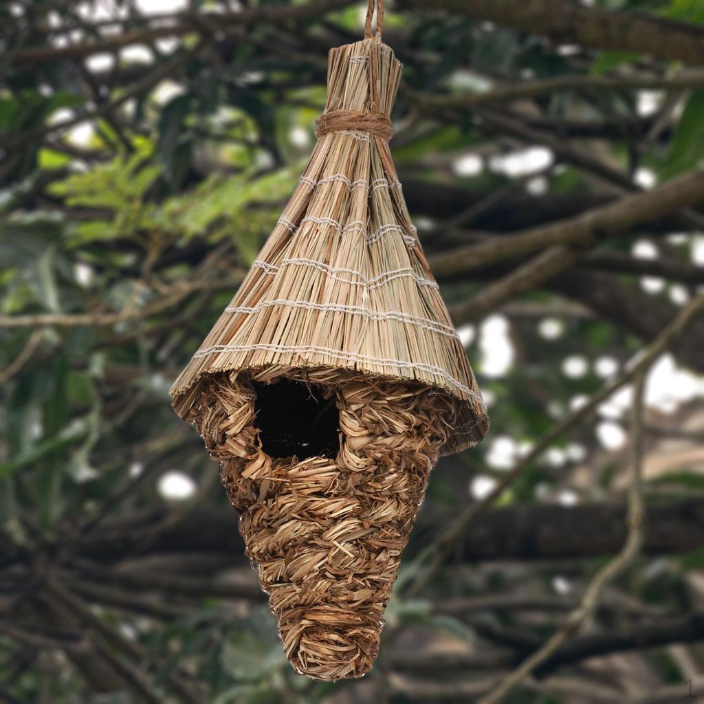 Humming Bird Houses Hand Woven for Garden Canary